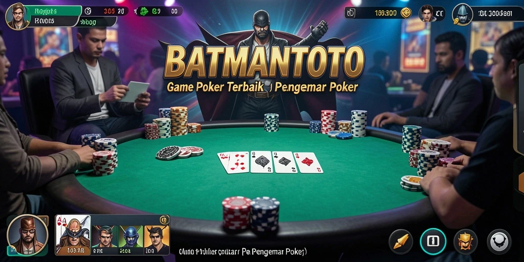 Gameplay seru BATMANTOTO dalam bermain poker.