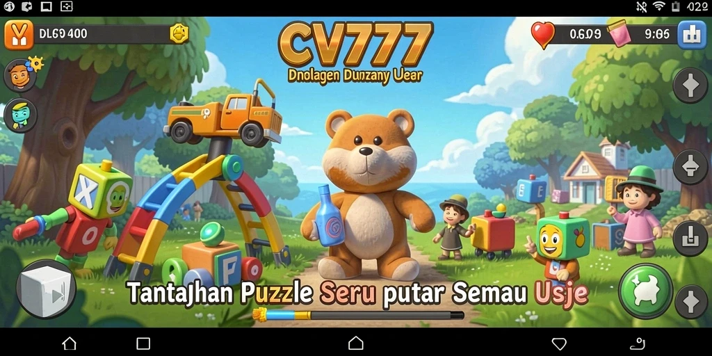 Tampilan menarik dan gameplay seru dalam CV777 yang menantang otak.