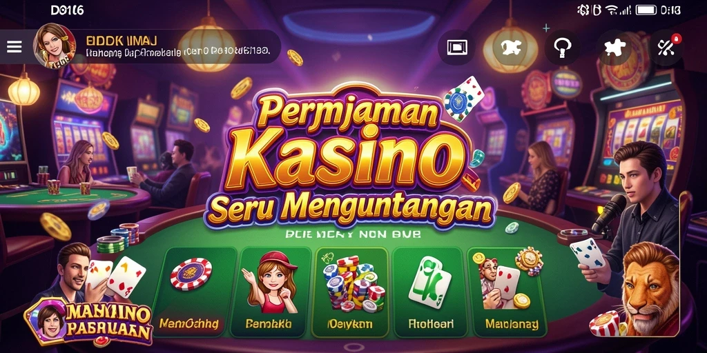 Tampilan menarik dari gameplay Kasino D06 yang seru.