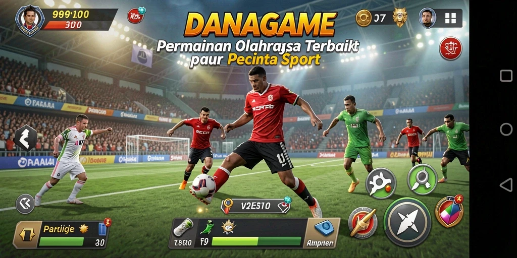 Tampilan gameplay seru dan menegangkan di DANAGAME.