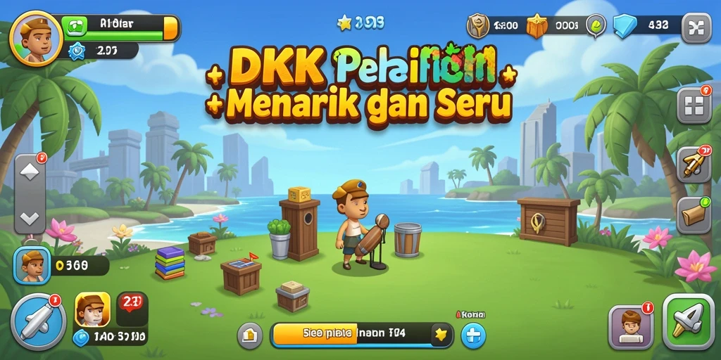 Tampilan menarik DKK dengan gameplay Idle yang sederhana.
