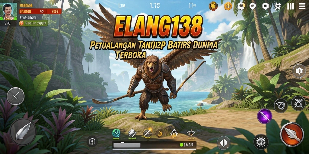 Tampilan gameplay ELANG138 yang menakjubkan di dunia terbuka.