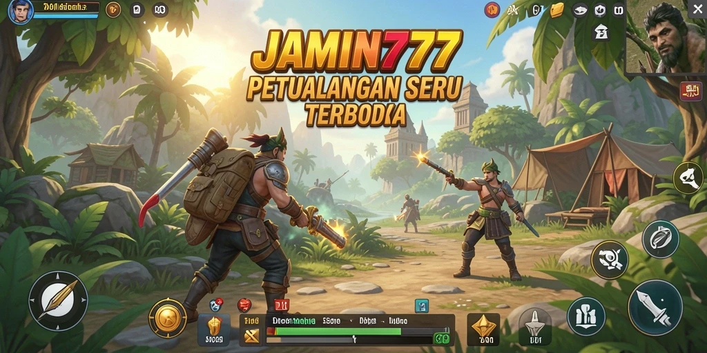 Tangkapan layar utama JAMIN777 menampilkan lingkungan Open World yang memukau.