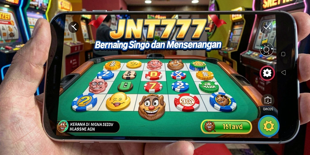 Tampilan gameplay JNT777 dengan suasana seru permainan Bingo.