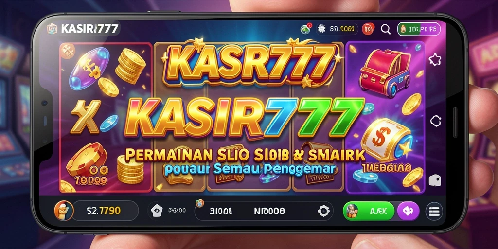 Screenshot menunjukkan tampilan gameplay Slot KASIR777 yang menarik dan interaktif.