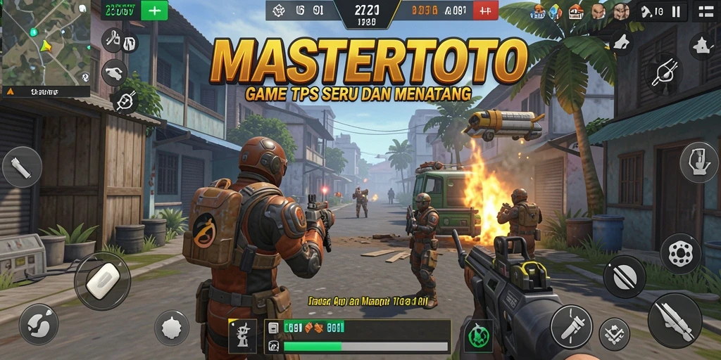 Gameplay seru dalam MASTERTOTO dengan aksi menembak yang mendebarkan.