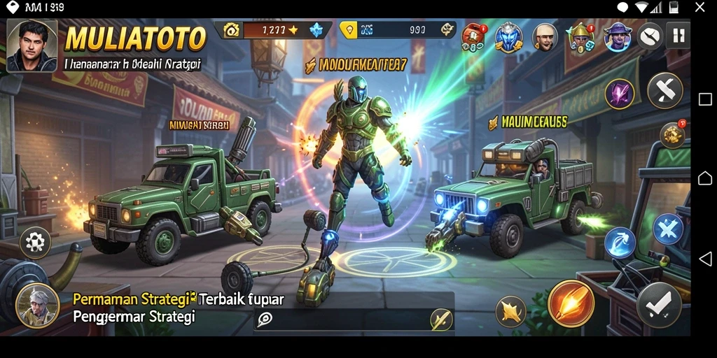 Tampak menegangkan dari gameplay <strong>MULIATOTO</strong> yang penuh strategi.