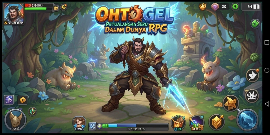 Tangkapan layar OHTOGEL menampilkan pertarungan seru di dunia RPG.