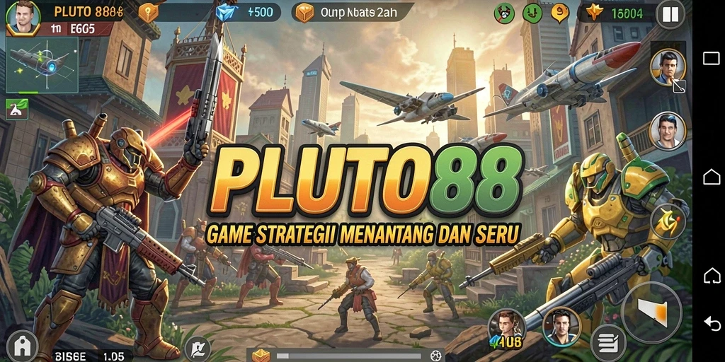 Tampilan gameplay menantang di PLUTO88 menunjukkan strategi yang diperlukan.
