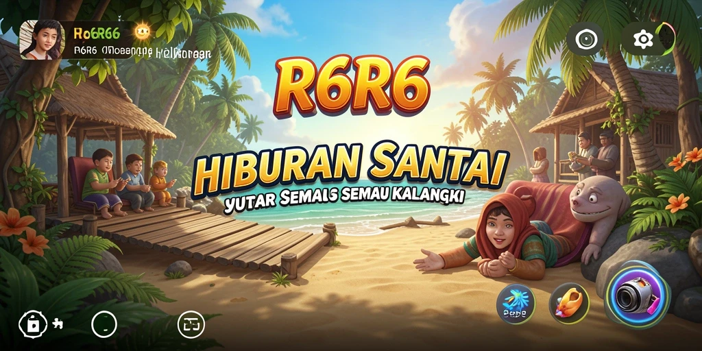 Tampilan gameplay R6R6 yang cerah dan menarik.