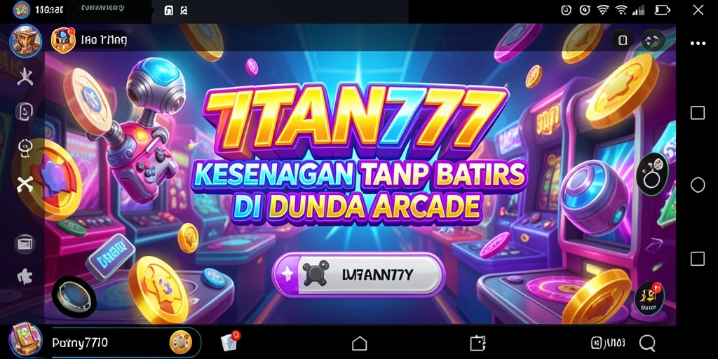 Gameplay seru dan menantang dari TITAN777 terlihat jelas.