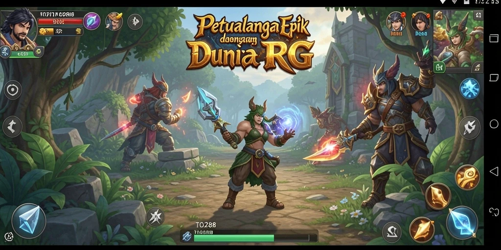 Gameplay TO288 yang menakjubkan dengan grafis RPG yang kaya.